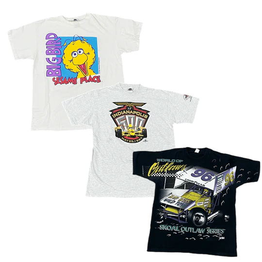 50X SINGLE STITCH T-SHIRTS