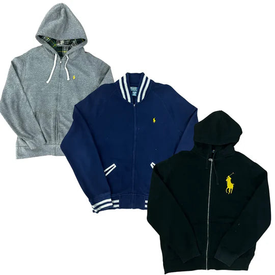 25X POLO FULL ZIPPER SWEAT SHIRT