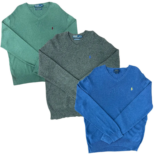 50X POLO V-NECK SWEATER