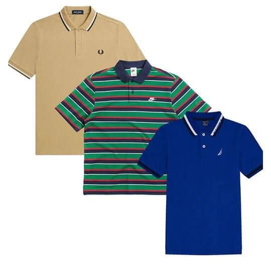 50X BRANDED COLLAR T-SHIRTS
