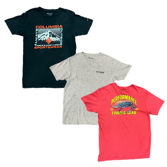 100X COLUMBIA T-SHIRTS