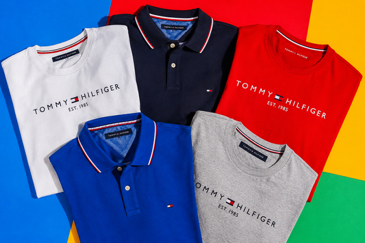 ✨ TOMMY HILFIGER T-SHIRTS & POLO SHIRTS – 100 PCS 👕