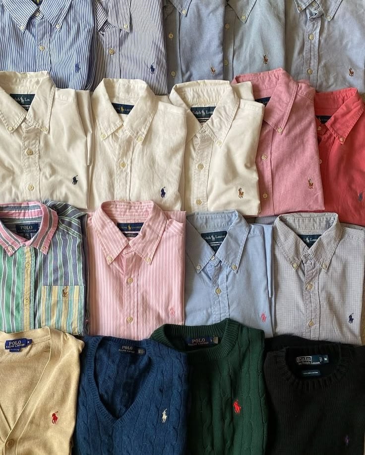 🔥 Premium Ralph Lauren Men's Shirts Bundle – 50 PCS