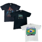 100X BLACK & WHITE PRINTED T-SHIRTS