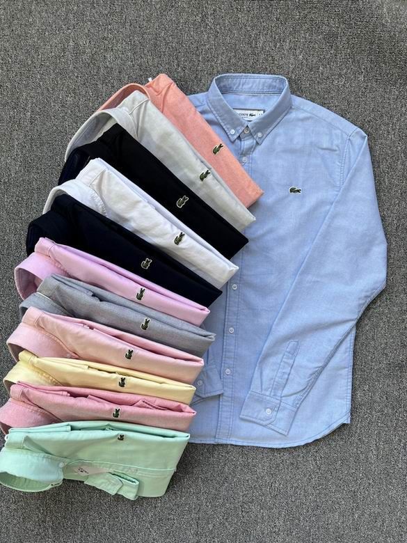 🔥 Premium Lacoste & Tommy Hilfiger Men's Shirts Bundle – 50 PCS