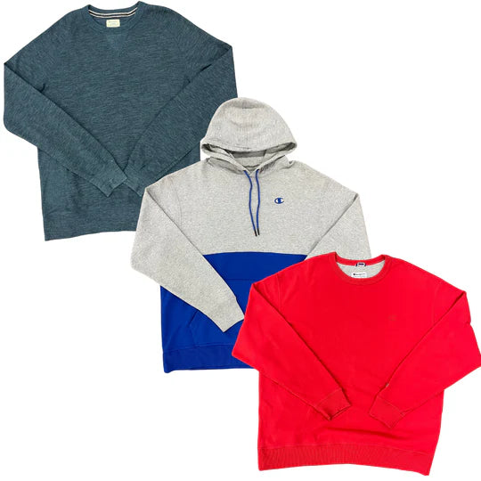 25X CHAMPION SWEATSHIRTS/ HOODIES