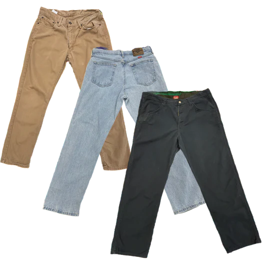25X LEVIS LEE WRANGLER PANTS