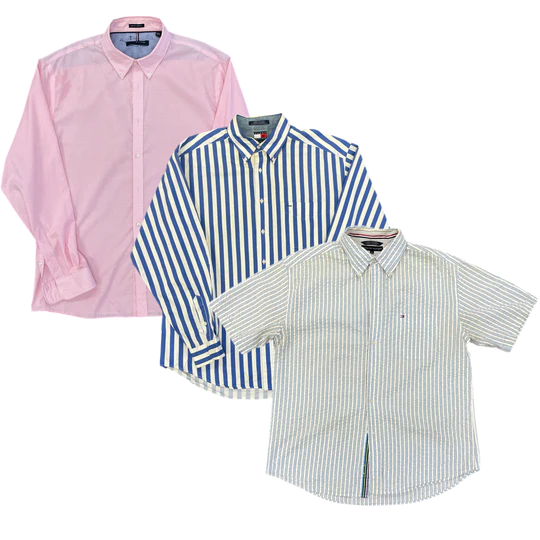 100X TOMMY HILFIGER SHIRTS GRADE B