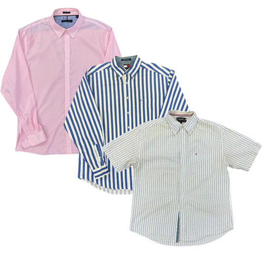 100X TOMMY HILFIGER SHIRTS GRADE B