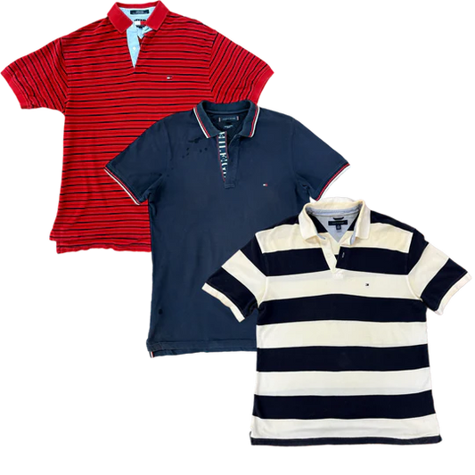 50X TOMMY HILFIGER COLLAR T-SHIRT (GRADE B)