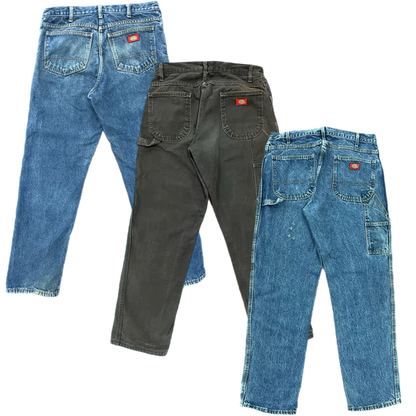 25X DICKIES DENIM PANTS (GRADE A/B)