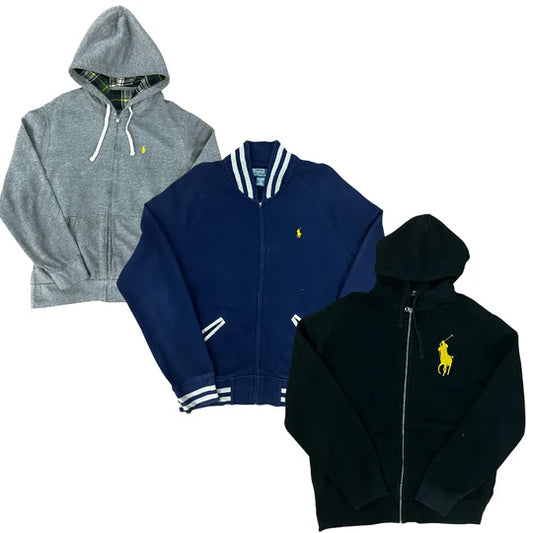 25X POLO FULL ZIPPER SWEAT SHIRT