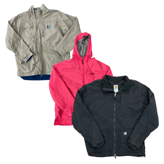 25X CARHARTT NYLON & COTTON JACKETS