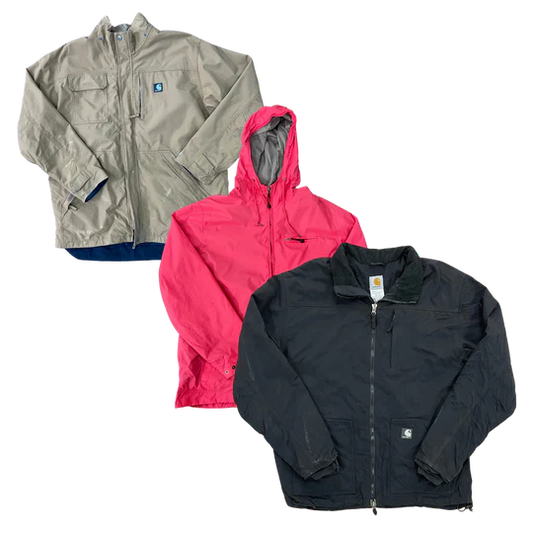 25X CARHARTT NYLON & COTTON JACKETS