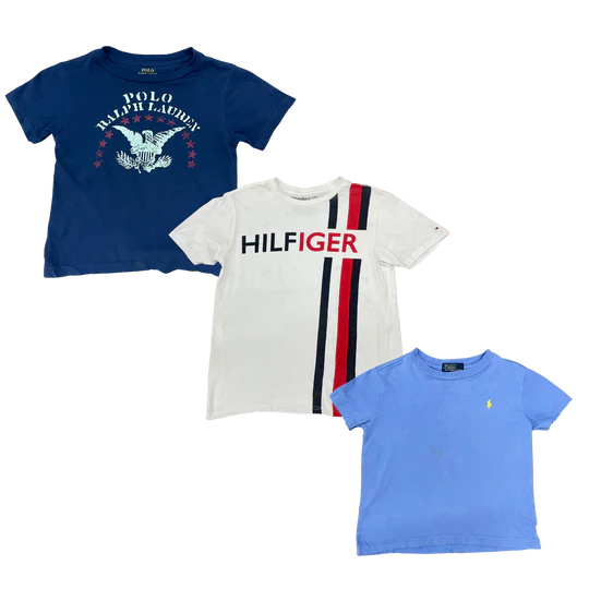 100X KIDS POLO TOMMY T-SHIRTS