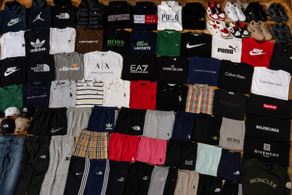 🔥  Branded Clothing Mix – 100 PCS