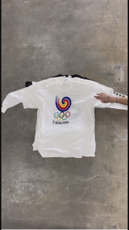 100X BLACK & WHITE PRINTED T-SHIRTS