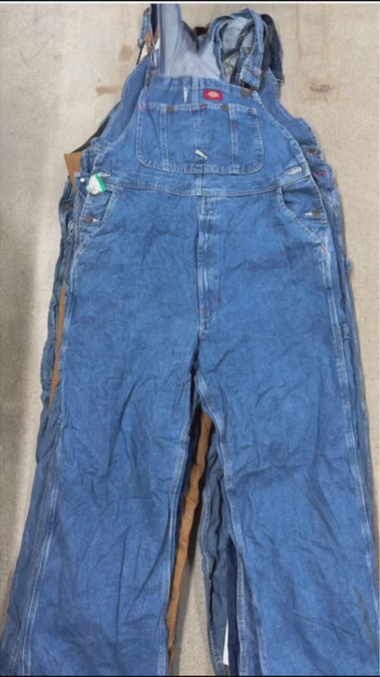 20X DICKIES OVERALLS A/B GRADE