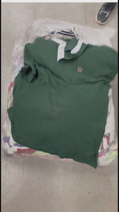 50X TOMMY HILFIGER COLLAR T-SHIRT (GRADE B)