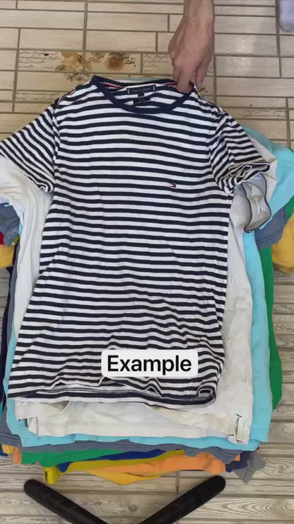 ✨ TOMMY HILFIGER T-SHIRTS & POLO SHIRTS – 100 PCS 👕