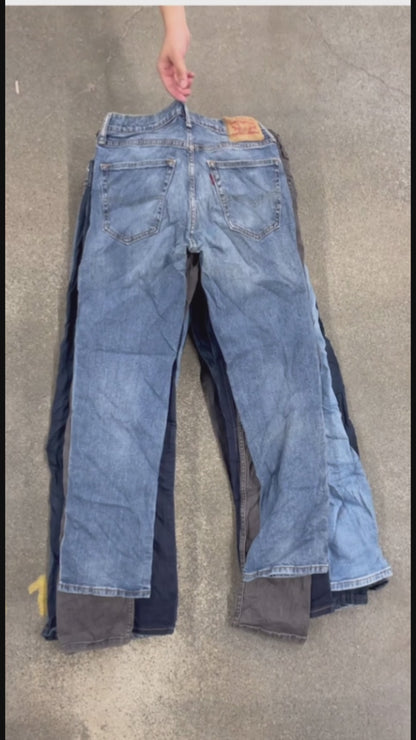 25X LEVIS ZIPPER PANTS GRADE A/B MIX
