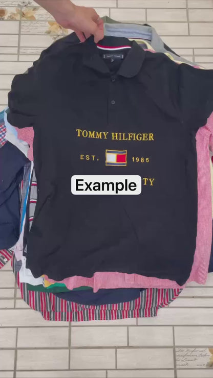 ✨ TOMMY HILFIGER T-SHIRTS & POLO SHIRTS – 100 PCS 👕