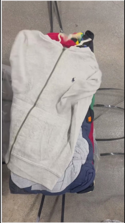 25X POLO FULL ZIPPER SWEAT SHIRT